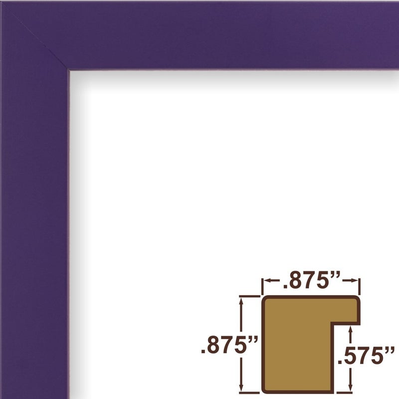 Craig Frames Confetti, Modern Purple Picture Frame, 18 x 24 Inch - Image 2